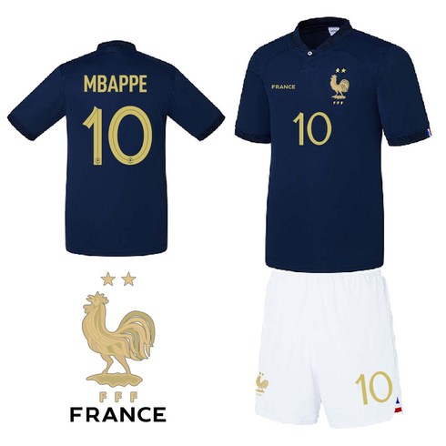 22 프랑스 홈 월드컵 국대 유니폼 세트 [풀마킹포함] 축구복 호환상품