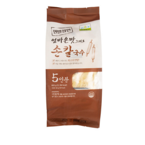 군산엄마손칼국수 - 칠갑 엄마손칼국수800g, 800g, 10개