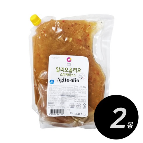 청정원 알리오올리오 스파게티소스 2kg, 2개