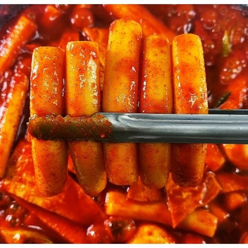 홍단떡볶이 - 아차산매운떡볶이 보통맛, 450g, 3개