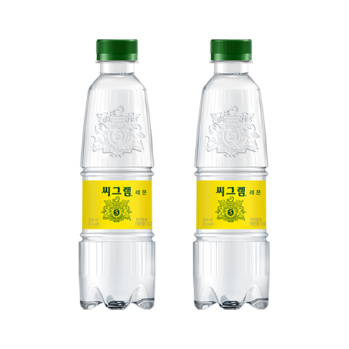 씨그램 탄산수 레몬향, 350ml, 24개