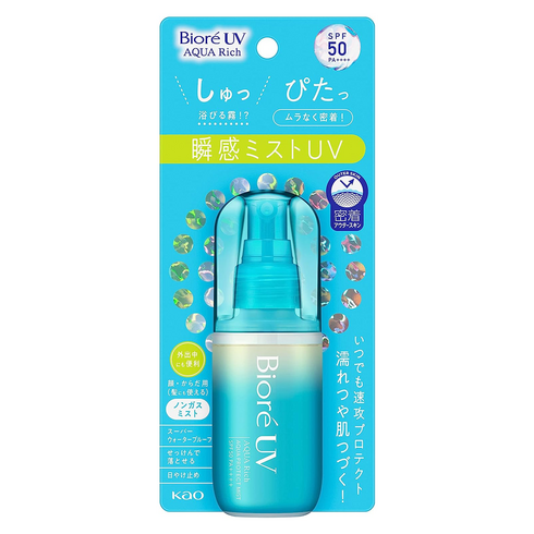 비오레 UV 아쿠아 리치 선스프레이 선케어 아쿠아 프로텍트 미스트 60ml, 1개