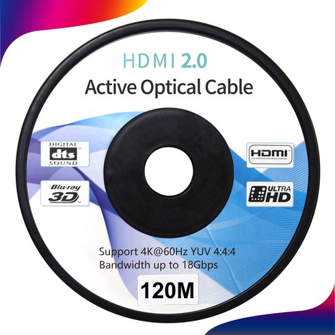 NEXT-6620HAOC-DD HDMI2.0 AOC Cable 120M 커넥터체결타입 HDCP2.2 CEC