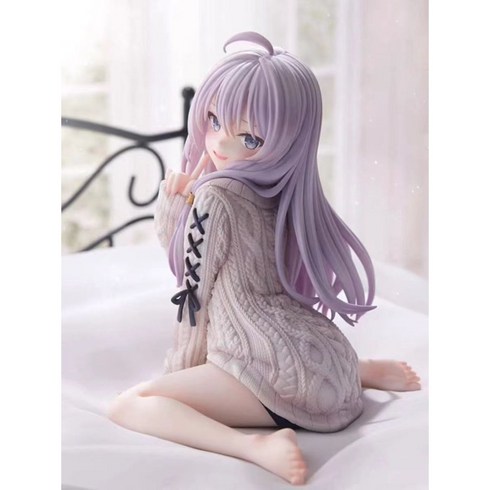 마리엘골프피규어 - 마녀 투어 이리나 스웨터 원피스피규어 애니메이션 2차원 미소녀 장식품15cm, 1개