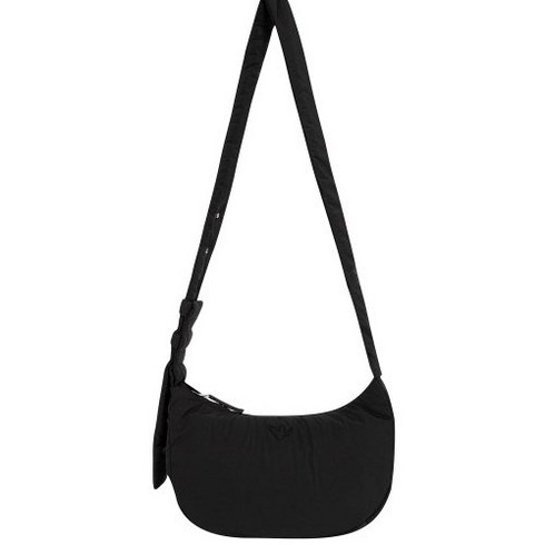 와릿이즌 국내매장판 엔젤 나일론 미니 호보백 블랙