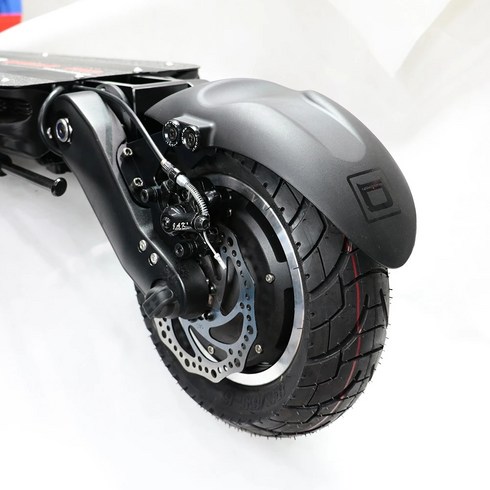 듀얼트론 이글 스파이더 DT2 용 머드 리미티드 전기 스쿠터 부품 리어 휠 커버 와이드 타이어, 1.Black