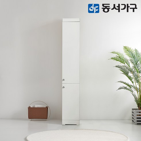 동서가구 올리브 300 5단 1도어 슬림장 DF630914, 화이트