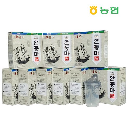 산약촌 북안동 농협 마가루 250gX9박스 + 쉐이커통, 250g, 9개