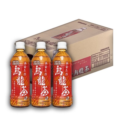 아리산 우롱차 - 산가리아 당신의 우롱차, 500ml, 24개