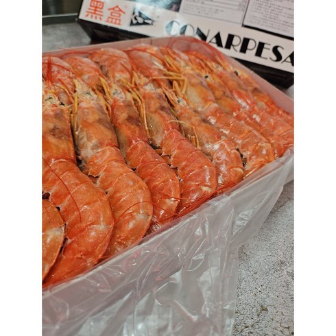 홍새우 - 자연산 아르헨티나 홍새우 선동 붉은새우 2kg 랍스타 적새우, 2kg(L2 40~60마리 내외), 1개