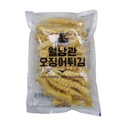 소울푸드 월남관 오징어튀김 1kg, 5개