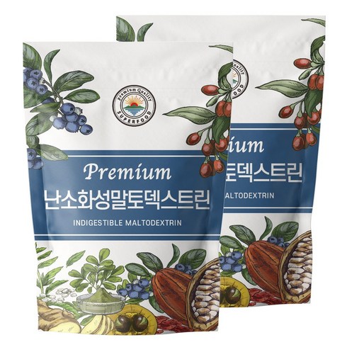 해나식품 화이바솔-2 난소화성 말토덱스트린 식이섬유 500g, 2개