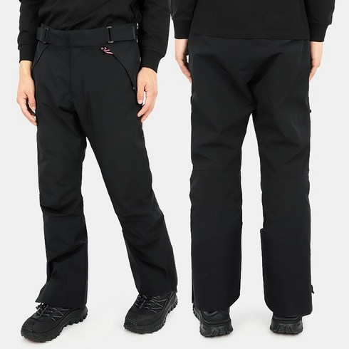 2023년 가성비 최고 몽클레어스키팬츠 - 디몬트 22 F/W 몽클레어 남성 그레노블 로고 지퍼 스키 팬츠(블랙) 2A60340 53066 999