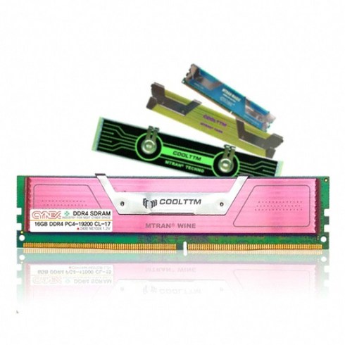 씨넥스pc - [CYNEX] 씨넥스 DDR4 PC4-19200 CL17 [16GB] [엠트란 방열판 (색상 랜덤)] (2400)