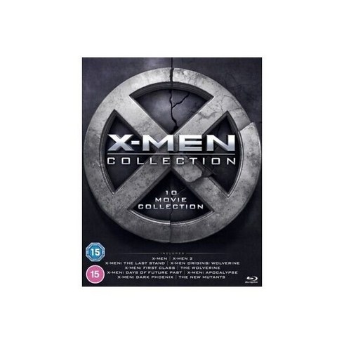 엑스맨블루레이 - 엑스맨 1~10 컬렉션 블루레이 새 DVD