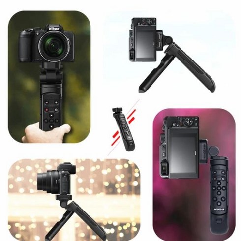 2024년 가성비 최고 니콘 Z8 - 니콘 Z8 Z7II ZFC Z50 COOLPIX A1000 카메라용 무선 셔터 리모컨 ML L7 교체, 02 Remote Tripod, 1개