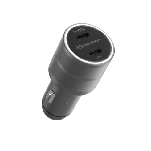 85W USB PD PPS 듀얼 차량용 초고속충전기 CP420, 차량용초고속충전기-CP420그레이, 1개