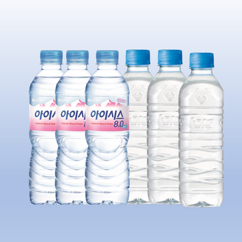아이시스 생수500ml 묶음 - 아이시스 8.0 생수, 500ml, 20개