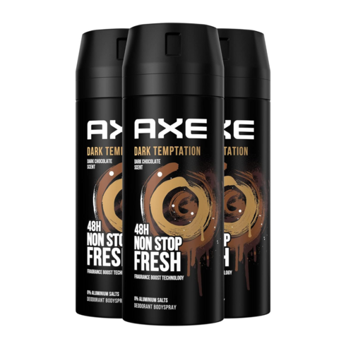 AXE 다크 템테이션 데오도란트 바디스프레이 150ml x 3