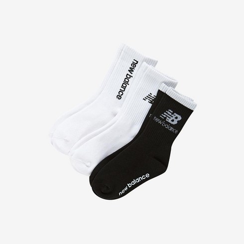 뉴발란스키즈 스포츠 장목 양말 번들(3PCS) XL200(평균 8세~10세)