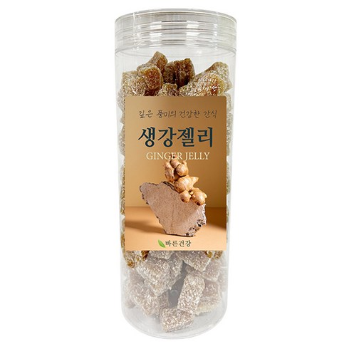 국내가공 HACCP 인증 프리미엄 생강젤리 GINGER JELLY, 1개, 500g