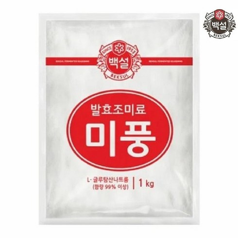 미풍 - 백설 미풍1kg, 3개, 1kg