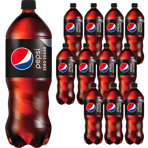 펩시 제로 슈거 탄산음료, 1.5L, 12개