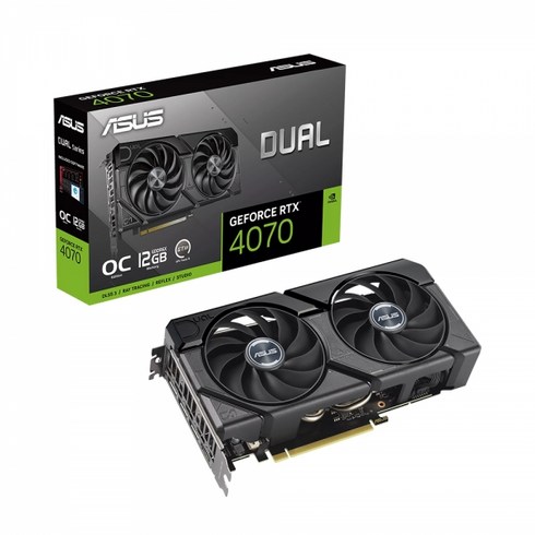 4070 - ASUS DUAL 지포스 RTX 4070 O12G EVO OC D6X 12GB 인텍앤컴퍼니