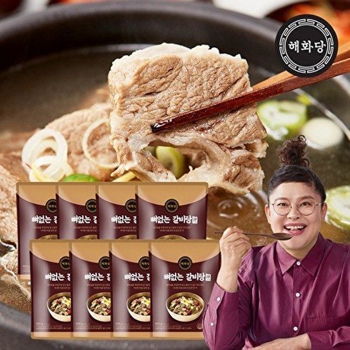 해화당 [해화당]이영자의 뼈없는 갈비탕 900g x 8팩, 없음