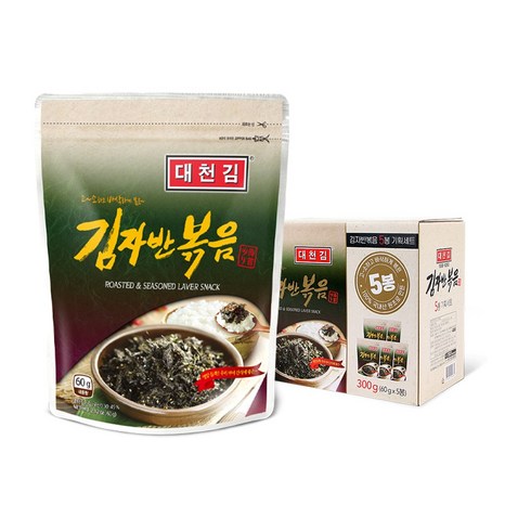 대천김 김자반 - [대천김] 재래 김자반 볶음 60g 5봉, 1박스