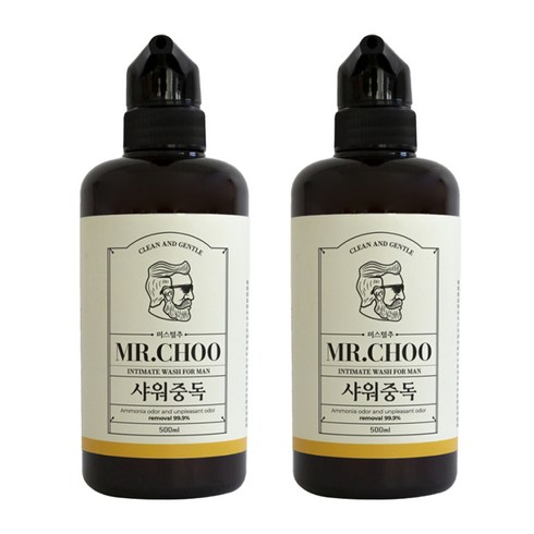 엘로보남성청결제500ml - 엘로보 남성청결제 샤워중독 미스털추 500ml 대용량, 2개