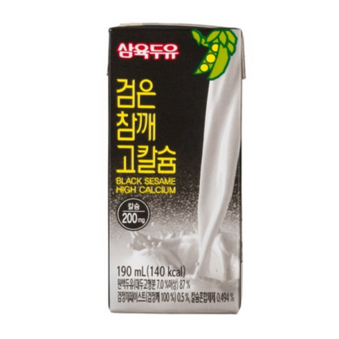 삼육두유 검은참깨 190ml 48팩, 48개