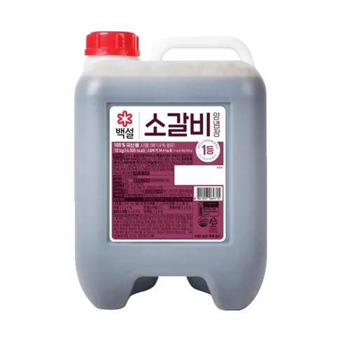 백설 소갈비 양념장, 10kg, 1개