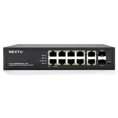 [이지넷유비쿼터스] 이지넷 NEXT-POE3822TP-SFP (스위칭허브/8포트+Uplink 2포트/1000Mbps/PoE+/SFP 2포트)