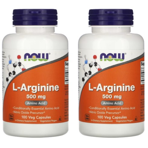 나우푸드 L-아르기닌 500mg 캡슐, 100정, 2개