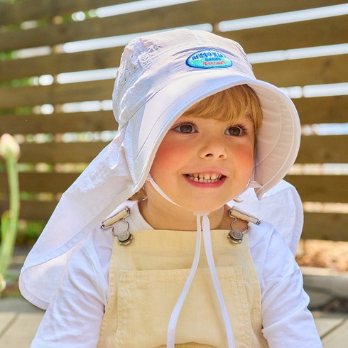 유아여름모자 - 따블리에 아동용 와이드 플랩캡 캠핑햇 자외선차단 UV 차단