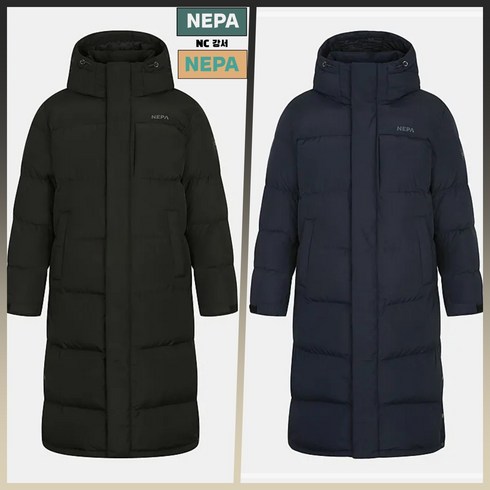 2023년 가성비 최고 네파롱패딩 - 네파 남여 공용 3가지색상 롱패딩중에도 긴기장으로 유명한 네파의 대표 벤치파카 사이폰 롱패딩_7JF2022_GS