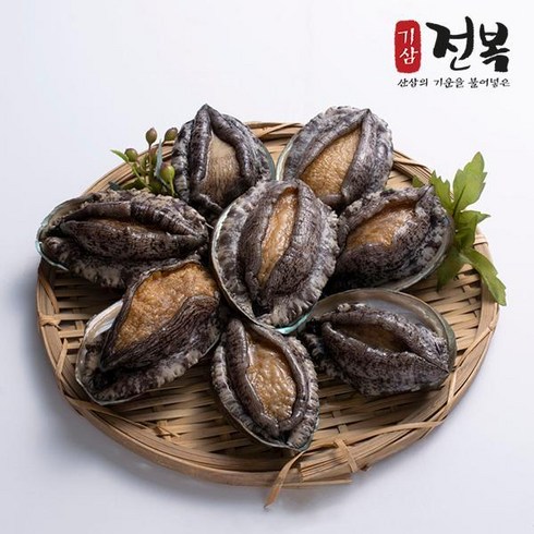  진도 활 전복 100g이상8마리  - 진도 기삼전복(특)1kg(9~10미), 1개