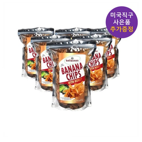 발릭양 보라카이 바나나칩 200g x6개 사은품 추가증정, 6개