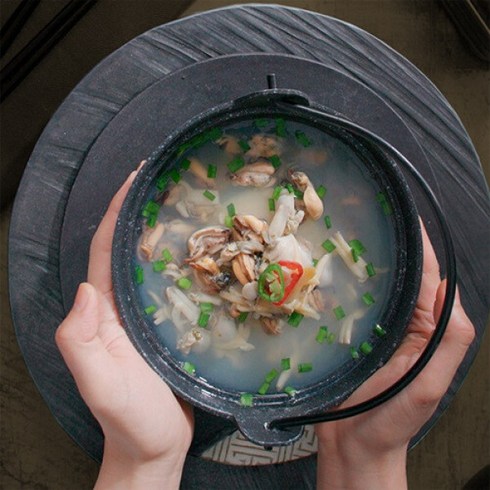 [백화점 정품] 한식대가 김미라의 우리바다 조개탕 500g11팩