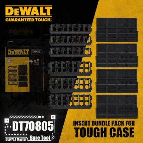DT70839 - DEWALT DT70805 삽입 번들 팩 DT70801 DT70803 DWAN2190 N542474 DT70839 터프 케이스 전동 공구 액세서리, [01] DT70805 1PCS, 1) DT70805 1PCS, 1개