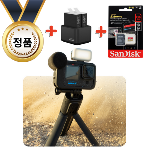 [SD+배터리+충전기증정] 고프로 히어로12 블랙크리에이터 에디션 액션캠, 고프로 히어로12+SD+배터리