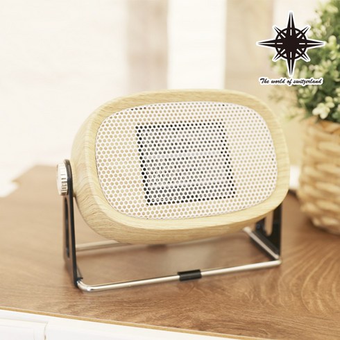 2023년 가성비 최고 미니멀웍스에트나히터 - 스위스알파인클럽 아틀라스 브론드 PTC 팬히터, 메이플, 1개