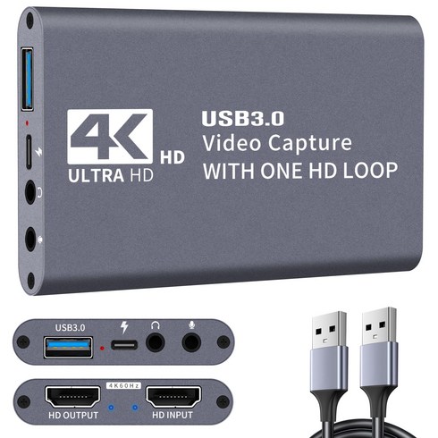 4K 60Hz HDMI USB3.0 60FPS HD Nintendo Switch Xbox One OBS Studio Zoom 캡처 보드 게임 캡처 비디오 풀 비디오 캡처 내장 게임