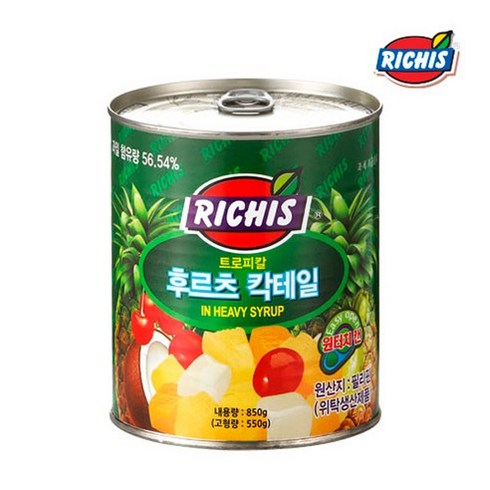 리치스 트로피칼 후르츠 칵테일, 850g, 6개