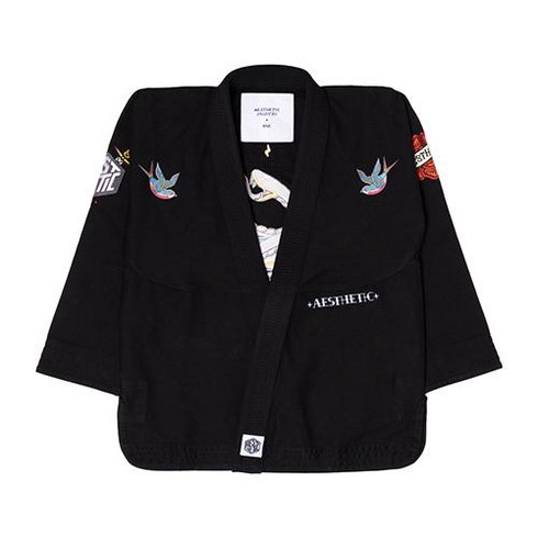 AESTHETIC '올드 스쿨' 도복 - 블랙