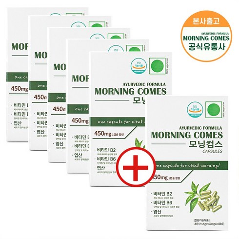 모닝컴스 - [5+1]모닝컴스 450mg x 60정, 10정, 6개