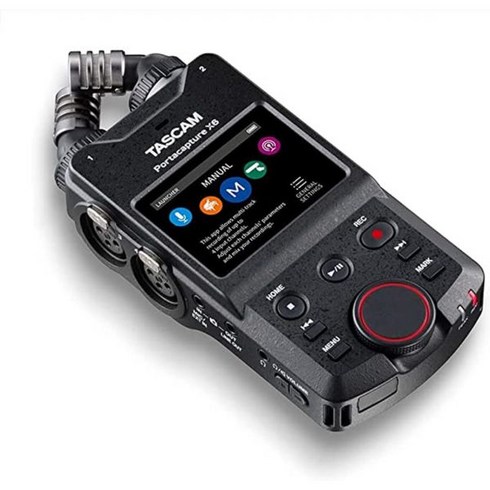Tascam Portacapture X8 고해상도 32비트 플로트 멀티트랙 레코더 휴대용 현장 음악 팟캐스트 음성 ASMR, Portacapture X6