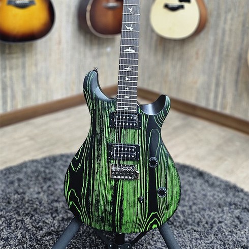 PRS SE 2024 Model Swamp Ash CE24 Sandblasted Limited Edition-Sandblasted Green - CTIG049432, 1개