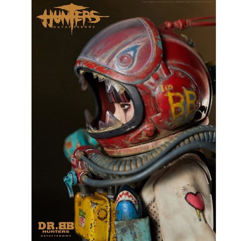 블리츠웨이 헌터스 닥터비비 BLITZWAY HUNTERS BW UMS 11501 데이에프터 제3차 세계대전후 보호복 소녀 피규어 1/6 스케일, 단일사이즈